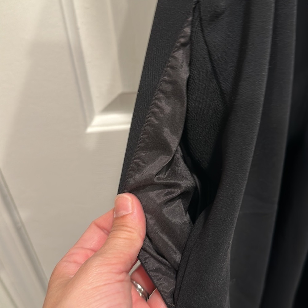 Cinq à Sept Black Billie Belted Jumpsuit Sleeveless Flare Cuff Pants - Picture 7 of 7